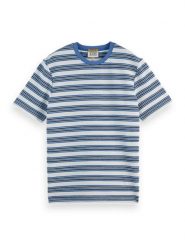 Scotch & Soda Koszulka w kolorze niebiesko-białym rozmiar: XXL. Białe bezrękawniki Scotch & Soda, xxl, bez wzorów, bez kołnierzyka, bez ramiączek. Za 119.40 zł.