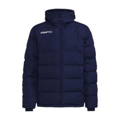 Kurtka puchowa Craft Evolve. Niebieskie kurtki Craft, m, bez wzorów, z puchu, bez kaptura. W wyprzedaży za 783.40 zł.