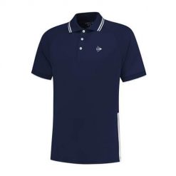 Koszulka sportowa męska Dunlop Club. Niebieskie t-shirty sportowe Dunlop, bez wzorów, z poliesteru, bez ramiączek. Za 284.00 zł.