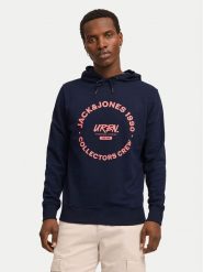 Jack&Jones Bluza Simon 12269353 Granatowy Standard Fit. Niebieskie bluzy Jack&Jones, m, bez wzorów, z syntetyku, bez kaptura. Za 69.99 zł.