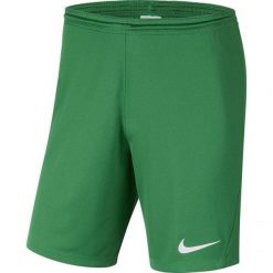 Męskie Spodenki Dry Park III. Zielone szorty Nike, l, bez wzorów, sportowe. Za 102.99 zł.