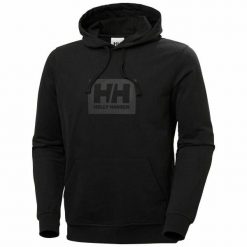 Bluza z kapturem Helly Hansen box. Czarne bluzy z kapturem Helly Hansen, bez wzorów, z kapturem. W wyprzedaży za 262.00 zł.