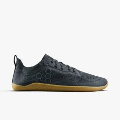 Męskie treningowe buty barefoot PRIMUS LITE KNIT NATURAL MENS ECLIPSE. Czarne buty turystyczne VIVOBAREFOOT, bez wzorów, z dzianiny, bez zapięcia, do biegania. Za 529.00 zł.