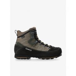 Buty GORE-TEX męskie AKU Trekker Lite III Wide GTX. Brązowe buty trekkingowe Aku, bez wzorów, z gore-texu, bez zapięcia, trekkingowe, gore-tex. Za 1,136.00 zł.