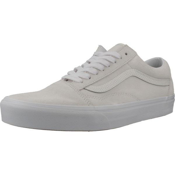 Buty VANS OLD SKOOL Biały. Białe buty trekkingowe Vans, bez wzorów, ze skóry, bez zapięcia, trekkingowe, vans old skool. Za 428.99 zł.