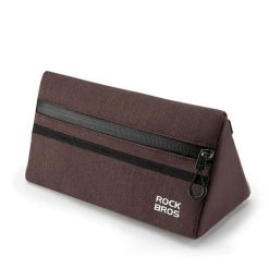 Torba na kierownicę roweru 1,3L, etui do przechowywania - Brązowa. Brązowe torby na ramię ROCKBROS, bez wzorów, z materiału, na ramię, bez dodatków. Za 79.60 zł.