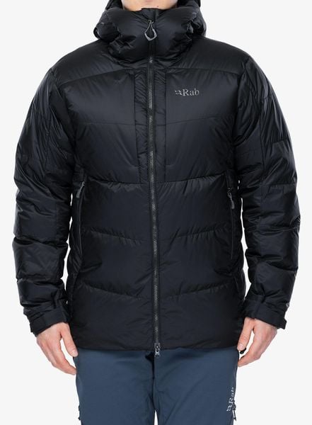 Kurtka puchowa Rab Positron Pro Hoody. Czarne kurtki RAB, l, bez wzorów, z materiału, bez kaptura. Za 1,759.99 zł.