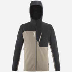 Kurtka softshell męska Millet Magma Shield Hoodie. Brązowe kurtki Millet, m, bez wzorów, z softshellu, bez kaptura. Za 629.99 zł.