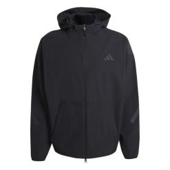 Bluza Adidas Sport M Z.N.E. Wv Fz Dorośli. Czarne bluzy z kapturem Adidas, m, bez wzorów, z bawełny, z kapturem. Za 506.99 zł.