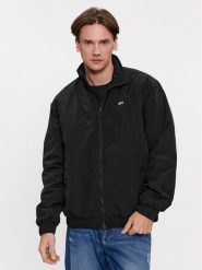 Tommy Jeans Kurtka bomber Essential DM0DM17238 Czarny Relaxed Fit. Czarne kurtki Tommy Jeans, m, bez wzorów, z jeansu, bez kaptura. Za 449.99 zł.