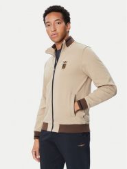 Aeronautica Militare Bluza 262FE2089UF00662 Beżowy ciemny Regular Fit. Brązowe bluzy Aeronautica Militare, l, bez wzorów, z bawełny, bez kaptura. Za 664.99 zł.