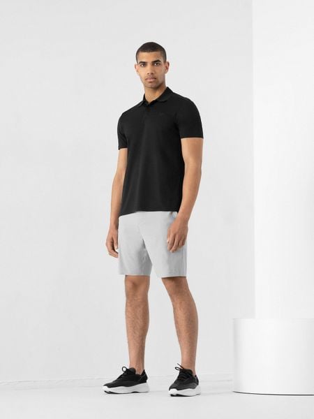 4F Spodenki casual męskie 4F x Robert Lewandowski L. Szare szorty 4F, l, bez wzorów, z bawełny, casualowe. W wyprzedaży za 99.99 zł.