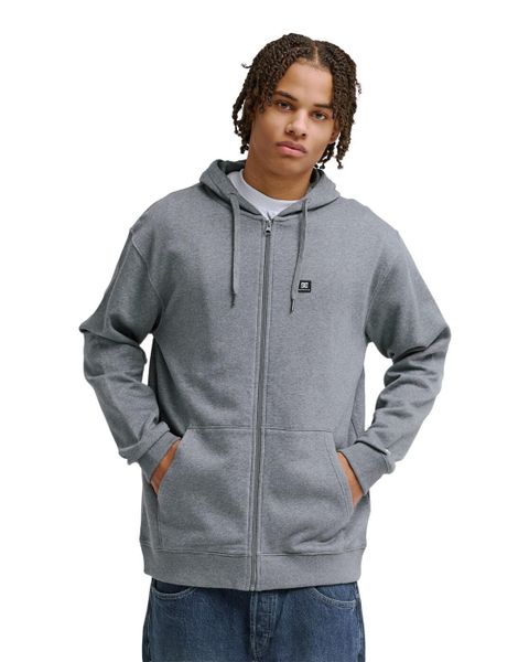 Bluza na zamek dla Mężczyzn LORION Szary. Szare bluzy z kapturem DC Shoes, m, bez wzorów, z bawełny, z kapturem. Za 319.99 zł.