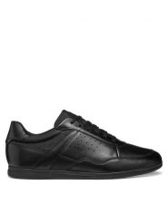 Geox Sneakersy U Renan U554GC 000FF C9999 Czarny. Czarne buty sportowe casual Geox, bez wzorów, ze skóry, bez zapięcia. Za 389.99 zł.