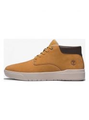 Timberland Skórzane sneakersy "Seneca Bay" w kolorze jasnobrązowym rozmiar: 44. Brązowe buty sportowe casual Timberland, bez wzorów, bez zapięcia. Za 367.95 zł.