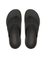 Skechers Japonki Street retro Jogger Sd 211359/BLK Czarny. Czarne japonki Skechers, bez wzorów, ze skóry. Za 229.99 zł.