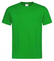 Zielony Bawełniany T-Shirt Męski Bez Nadruku -STEDMAN- Koszulka, Krótki Rękaw, Basic, U-neck. Zielone bluzki z długim rękawem Stedman, l, bez wzorów, z bawełny, bez kołnierzyka, bez ramiączek. Za 45.00 zł.