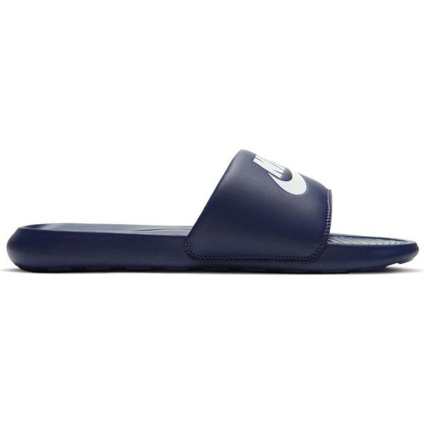 Klapki męskie Nike Victori One Slide. Niebieskie klapki Nike, z materiału. Za 138.99 zł.