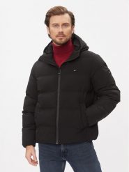 Tommy Hilfiger Kurtka zimowa MW0MW33958 Czarny Regular Fit. Czarne kurtki Tommy Hilfiger, na zimę, m, bez wzorów, z syntetyku, bez kaptura. Za 859.99 zł.
