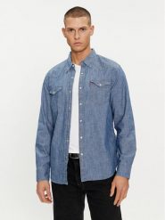 Levi's® Koszula jeansowa Barstow Western 85744-0067 Niebieski Standard Fit. Niebieskie koszule m, bez wzorów, z bawełny, bez kołnierzyka, bez ramiączek. Za 249.99 zł.