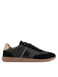 MEXX Półbuty PATRICK-01 MI24 Czarny. Czarne eleganckie półbuty Mexx, bez wzorów, ze skóry, bez obcasa, bez zapięcia. Za 329.99 zł.