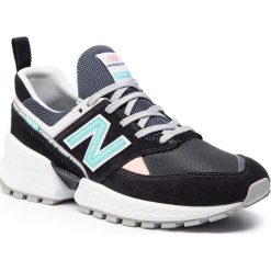 Sneakersy NEW BALANCE - MS574GNB Czarny Kolorowy. Czarne buty sportowe casual marki New Balance, w kolorowe wzory, z materiału. Za 399.99 zł.