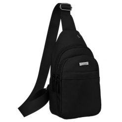Mała torba na ramię Peterson PTN-73209 czarna. Czarne torby na ramię Peterson, bez wzorów, na ramię, małe, bez dodatków. Za 59.99 zł.