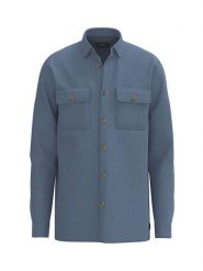 FYNCH-HATTON Kurtka koszulowa w kolorze szaroniebieskim rozmiar: XXL. Niebieskie kurtki Fynch-Hatton, xxl, bez wzorów, z bawełny, bez kaptura. Za 121.99 zł.