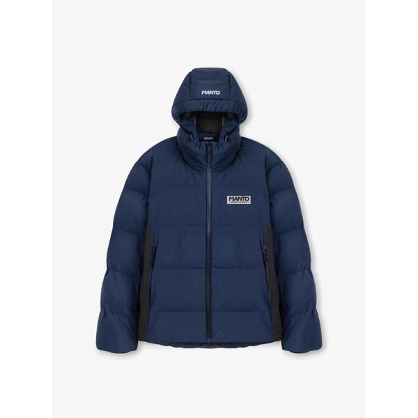 MANTO kurtka DEFEND granatowa. Niebieskie kurtki Manto, bez wzorów, z poliesteru, bez kaptura. W wyprzedaży za 170.00 zł.