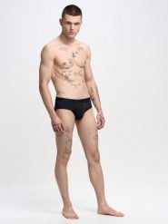 Slipy męskie z mikrofibry stay dry czarne Gimili 906. Czarne slipki BIG STAR, l, bez wzorów, z dzianiny. W wyprzedaży za 39.99 zł.