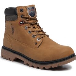 Trapery U.S. POLO ASSN. - Vlad1 ZIGGY4126W8/U1 Tan. Brązowe trapery U.S. Polo Assn., z materiału, bez zapięcia. Za 289.00 zł.