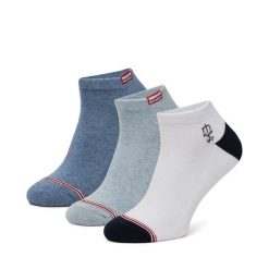 Skarpety Hunter. Niebieskie skarpety Hunter, bez wzorów. Za 39.99 zł.