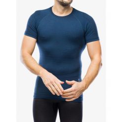 Koszulka termoaktywna męska Ortovox 230 Competition Short Sleeve. Niebieskie bielizna termoaktywna ORTOVOX, m, bez wzorów, bez ramiączek. Za 350.99 zł.