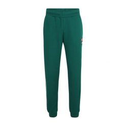 Spodnie męskie FILA Lincoln Track. Zielone spodnie materiałowe Fila, na co dzień, m, bez wzorów, z dresówki, casualowe. Za 189.99 zł.