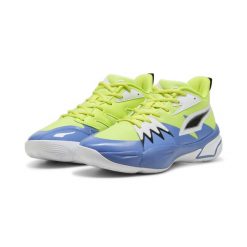 Buty koszykarskie męskie Puma Genetics. Niebieskie buty do koszykówki Puma, bez zapięcia, do koszykówki. Za 389.99 zł.