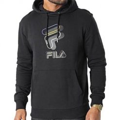 Bluza sportowa męska Fila Bever Hoody. Bluzy z kapturem Fila, m, bez wzorów, z kapturem. W wyprzedaży za 220.70 zł.