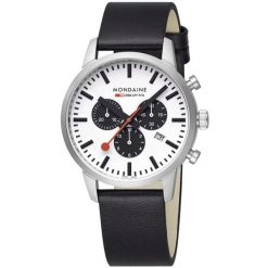 Zegarek męski Mondaine MSD.41410.LBV, Quartz, 41mm, 5ATM. Szare zegarki mondaine, ze stali. Za 2,041.65 zł.