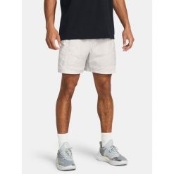 Spodenki koszykarskie męskie Under Armour Curry Woen Short. Zielone szorty Under Armour, m, bez wzorów, sportowe. Za 159.99 zł.