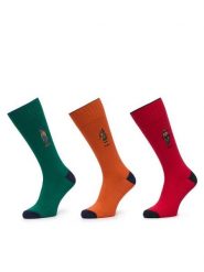 Polo Ralph Lauren Skarpety długie 449P22358001 Kolorowy. Skarpety Polo Ralph Lauren, bez wzorów, z bawełny. Za 269.99 zł.
