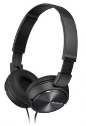 Słuchawki nauszne z mikrofonem Sony MDR-ZX310APB (Czarny). Czarne słuchawki nauszne Sony. Za 122.99 zł.