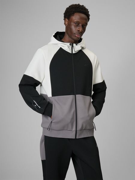 4F Bluza dresowa regular z kapturem męska - multikolor XXL. Bluzy z kapturem 4F, m, bez wzorów, z dresówki, z kapturem. Za 249.99 zł.