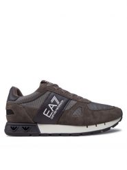 EA7 Emporio Armani Sneakersy X8X151 XK354 T995 Brązowy. Brązowe buty sportowe casual EA7 Emporio Armani, bez wzorów, ze skóry, bez zapięcia. Za 629.99 zł.
