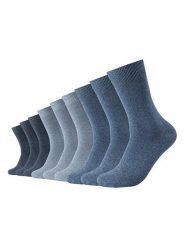 Camano Skarpety (9 par) w kolorze granatowo-błękitnym rozmiar: 35-38. Niebieskie skarpety camano, bez wzorów, z bawełny. Za 69.99 zł.