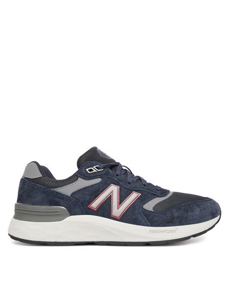 New Balance Sneakersy Walking 880 MW880BC7 Granatowy. Niebieskie buty sportowe casual New Balance, bez wzorów, ze skóry, bez zapięcia. Za 399.99 zł.