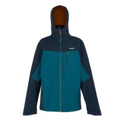 Męska Kurtka Przeciwdeszczowa Z Kapturem Birchdale. Niebieskie kurtki Regatta, m, bez wzorów, z kapturem. Za 150.99 zł.