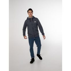 Bluza męska Protest NXGOXFORDY full zip hoody. Niebieskie bluzy Protest, m, bez wzorów, z kapturem. W wyprzedaży za 269.90 zł.