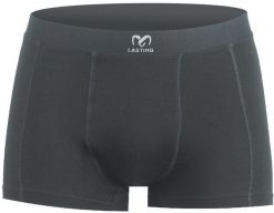 Męska bokserki merino NORO. Czarne bokserki LASTING, m, bez wzorów, z dzianiny. Za 320.65 zł.