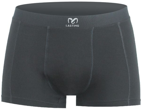 Męska bokserki merino NORO. Czarne bokserki LASTING, m, bez wzorów, z dzianiny. Za 320.65 zł.