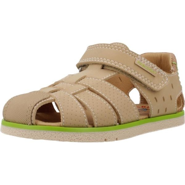 Sandały PABLOSKY 055233P Brązowy. Brązowe sandały PABLOSKY, ze skóry, bez zapięcia. Za 236.99 zł.