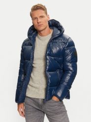 Save The Duck Kurtka puchowa D31280M LUCK19 Granatowy Regular Fit. Niebieskie kurtki Save the duck, m, bez wzorów, z puchu, bez kaptura. Za 859.99 zł.